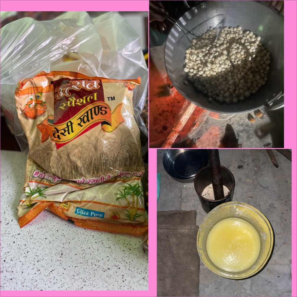 Whole roasted chana ladoo