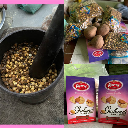 Whole roasted chana ladoo